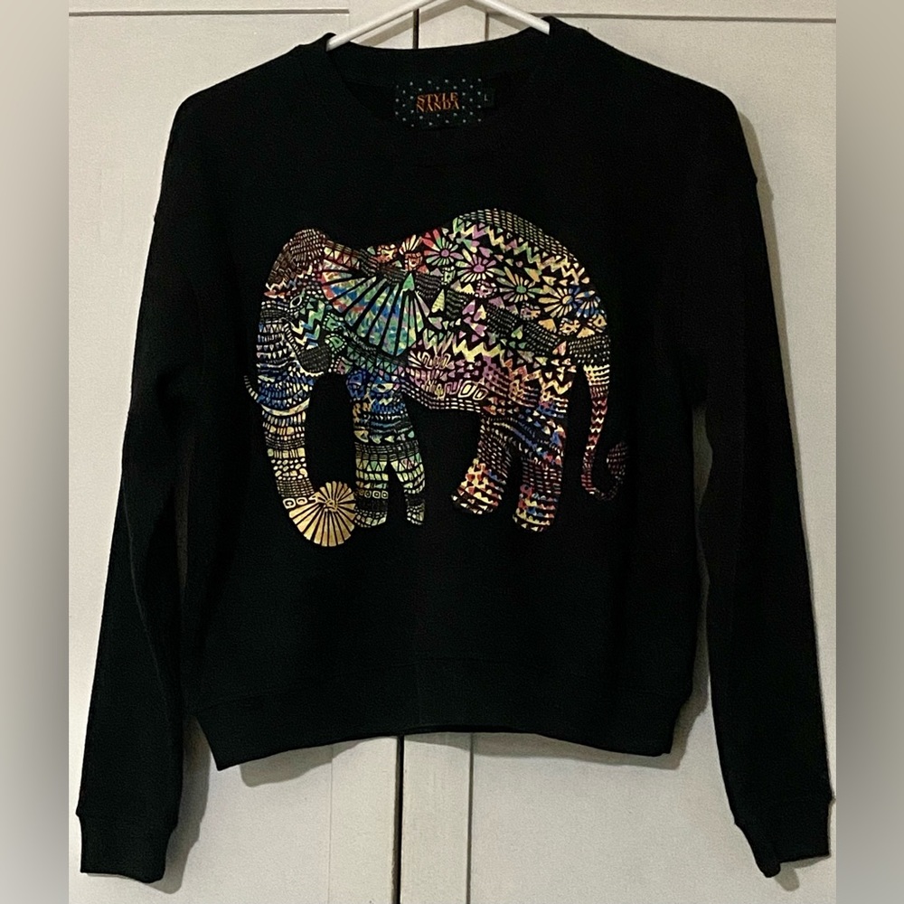 Korean fashion Stylenanda crop top sweatshirt